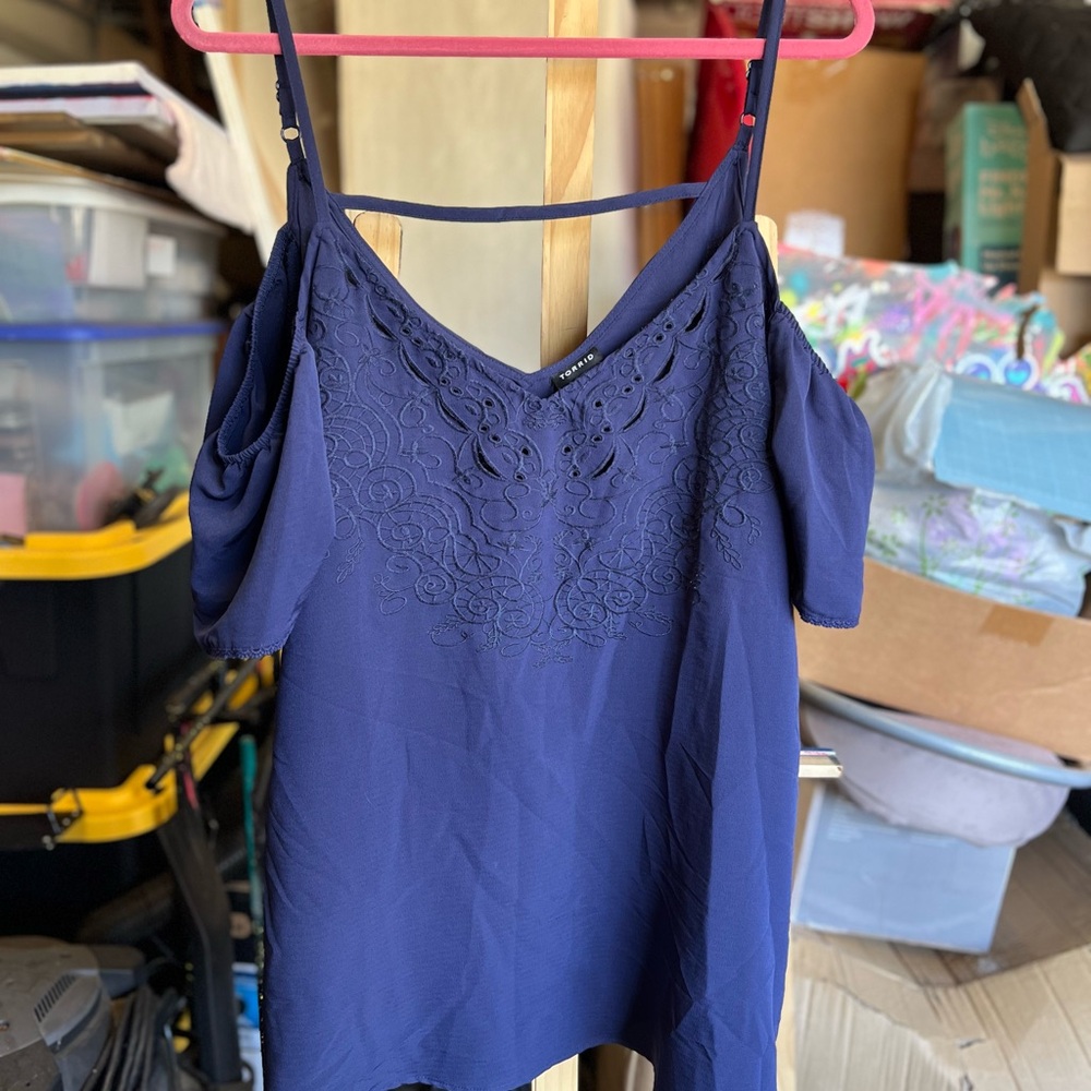 Navy Blue Women's Top